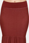Zivame All Day Flared Mermaid Reversible Saree Shapewear - Salmon Maroon — thumbnail 11